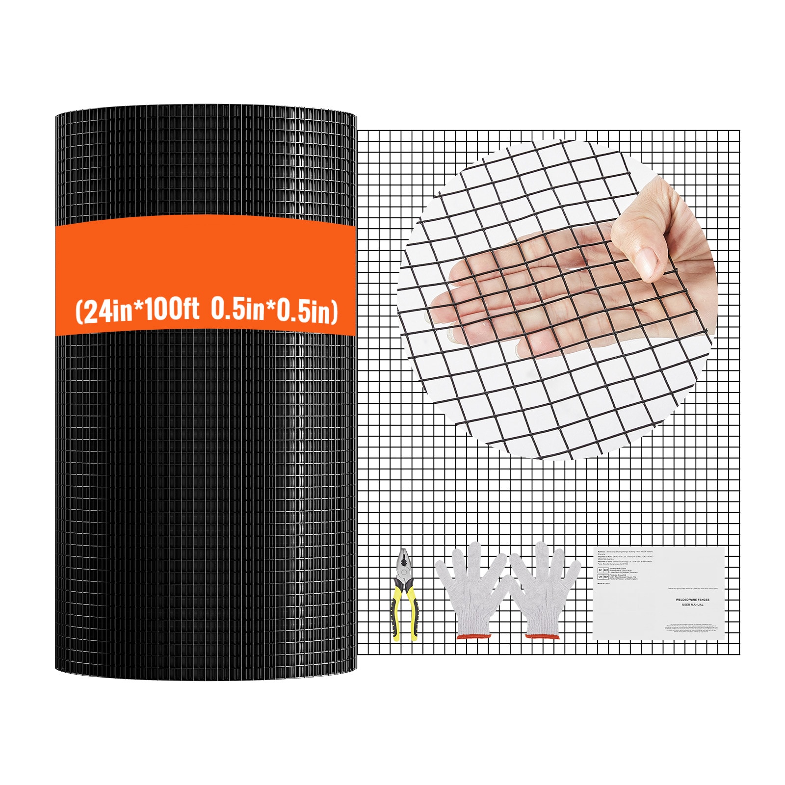 Galvanized Wire Mesh Roll For Chicken Coop And Garden Fencing_voghion.com